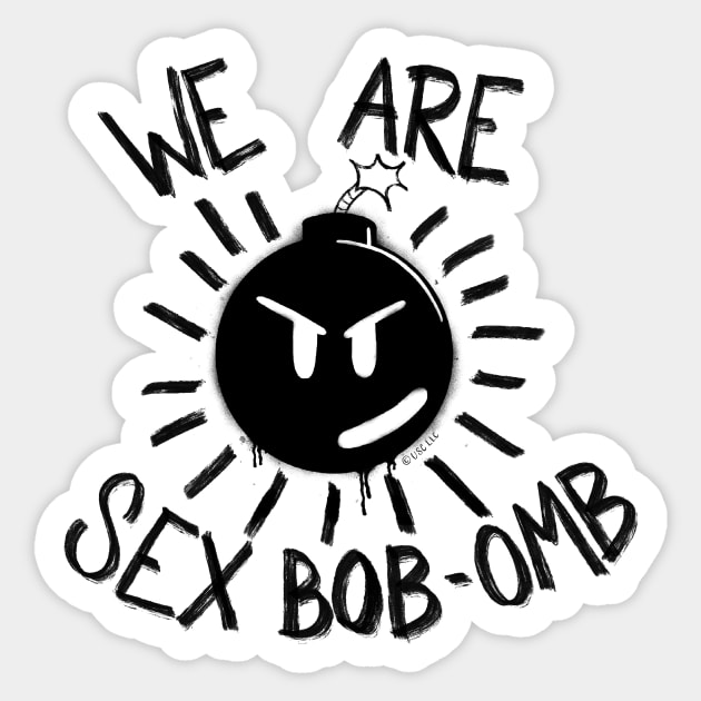 WE ARE SEX BOB-OMB Sticker by BugHellerman